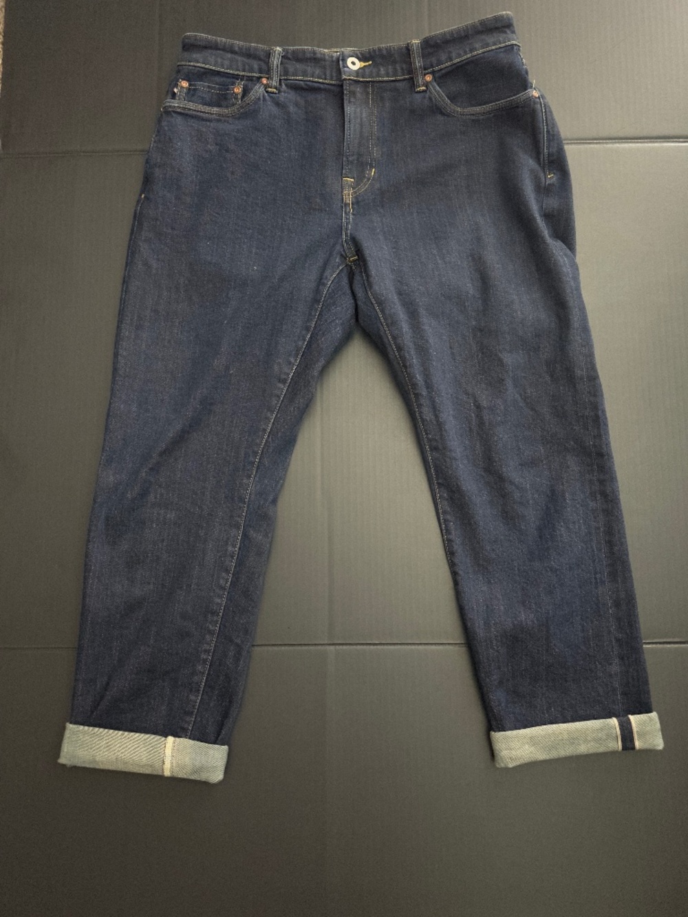 Flint & Tinder Stretch Selvedge Denim HB Athletic Taper 32x32